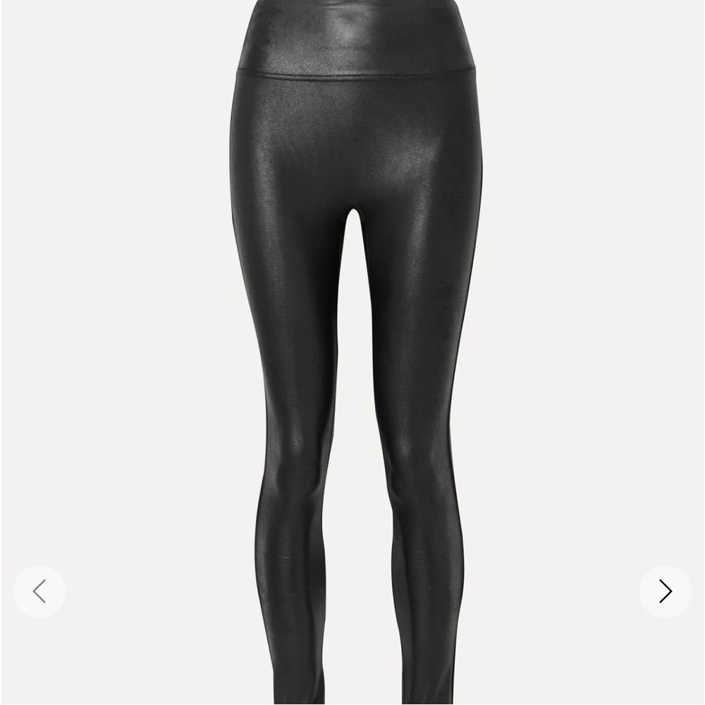🖤Spanx Faux Leather Leggings – Black Size M (Medium)
